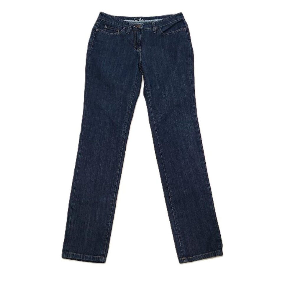 Boden Womens Skinny Jeans Size US 6R Dark Wash Mid Rise Stretch Denim 30"L WC114